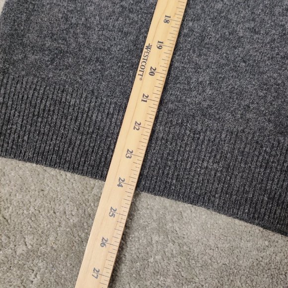 Brooksfield Men's Sweater Size XL Gray Wool V Neck Business Casual Office Comfy - Picture 6 of 6